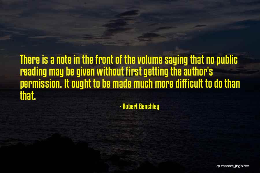 Robert Benchley Quotes 1684859 Robert Benchley Quotes 1684859