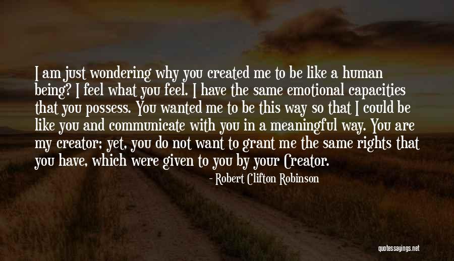 Robert Clifton Robinson Quotes 525734 Robert Clifton Robinson Quotes 525734