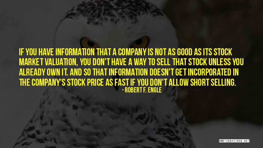 Robert F. Engle Quotes 983979