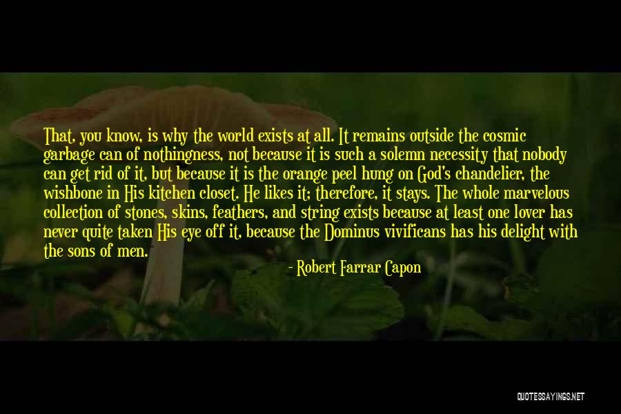 Robert Farrar Capon Quotes 1761309