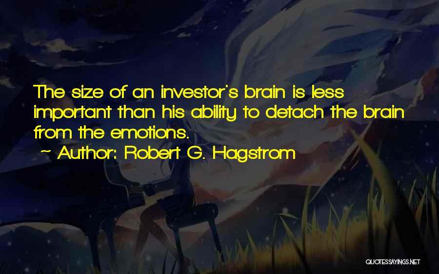 Robert G. Hagstrom Quotes 1665270