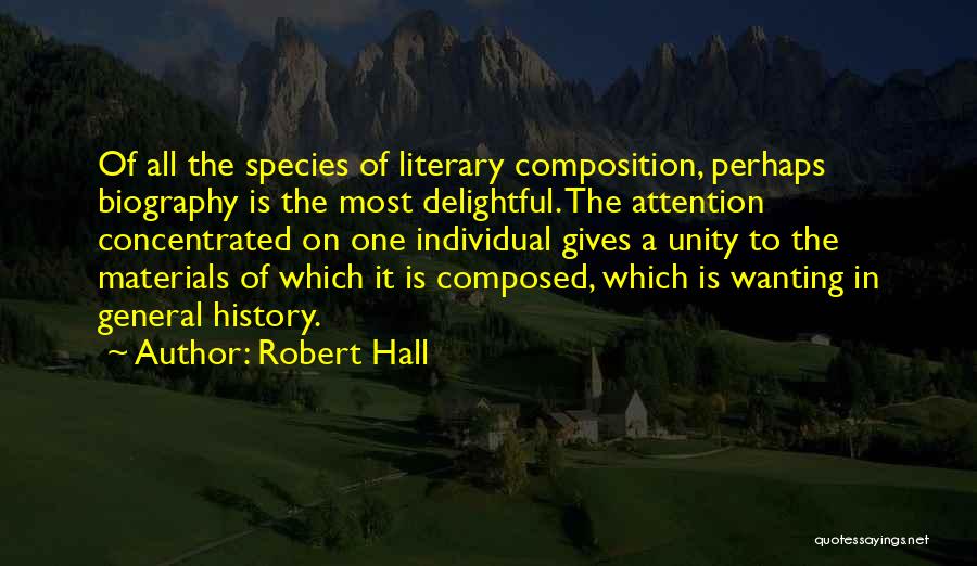 Robert Hall Quotes 413069