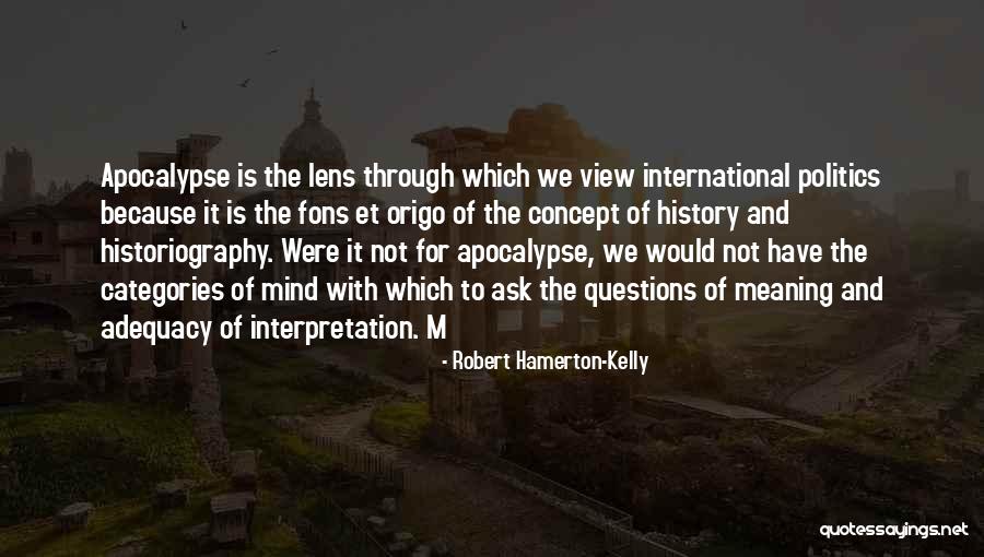 Robert Hamerton-Kelly Quotes 1350320