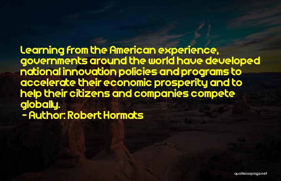 Robert Hormats Quotes 422110