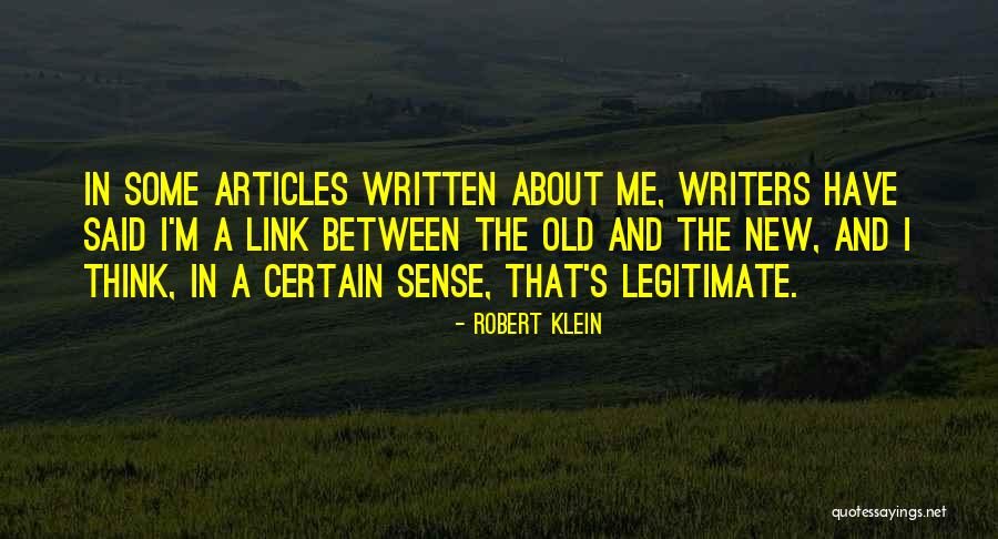 Robert Klein Quotes 711280