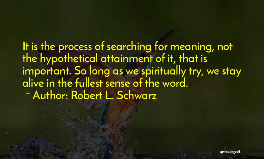 Robert L. Schwarz Quotes 704243