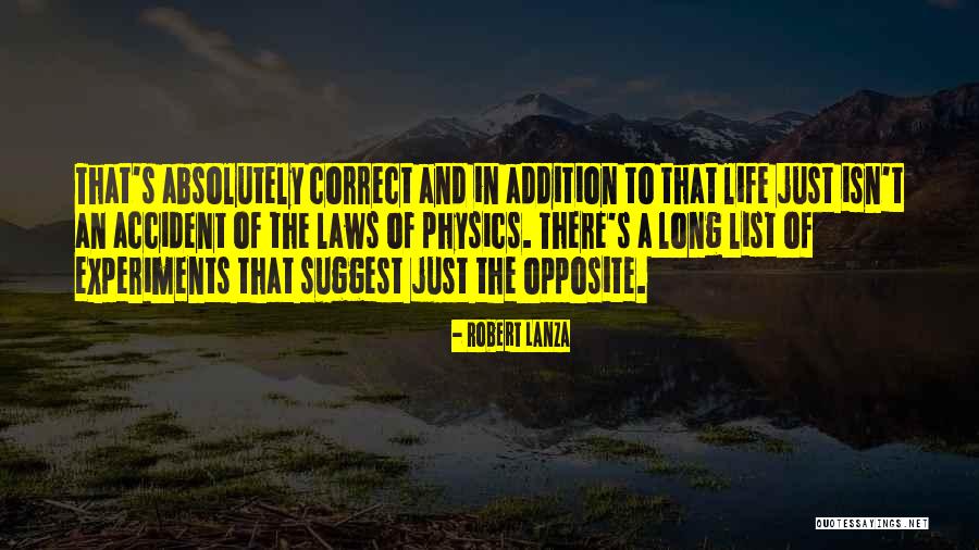 Robert Lanza Quotes 2051046 Robert Lanza Quotes 2051046