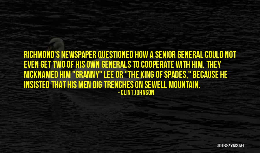 Robert Lee Quotes By Clint Johnson