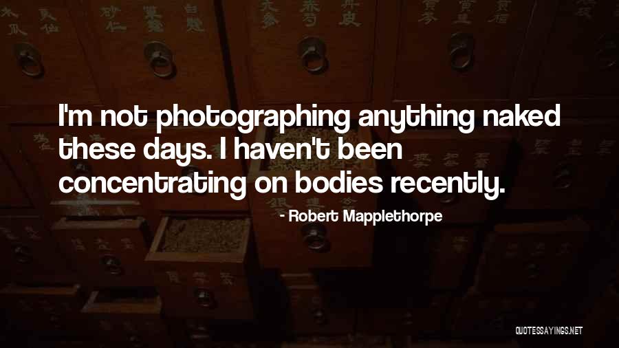 Robert Mapplethorpe Quotes 1384885