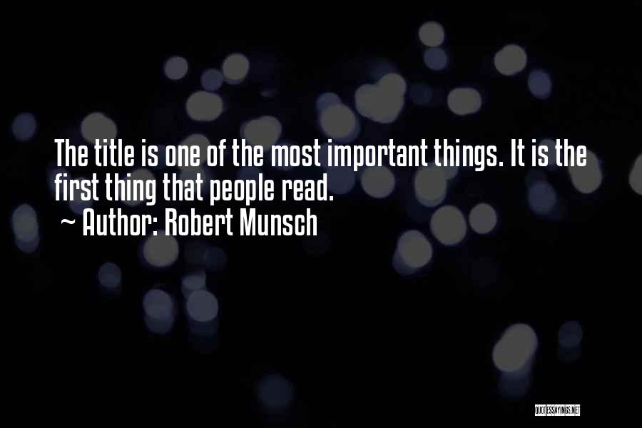 Robert Munsch Quotes 1835606