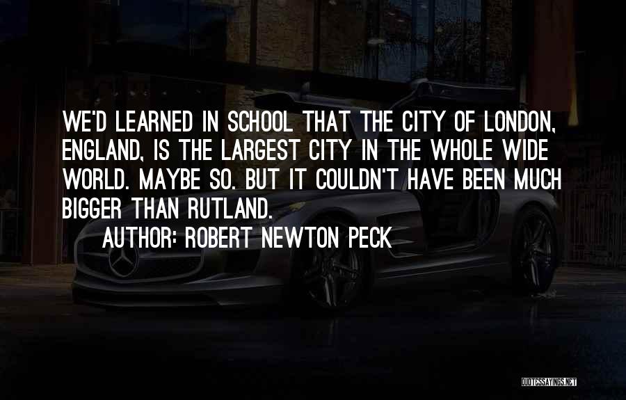 Robert Newton Peck Quotes 1378743