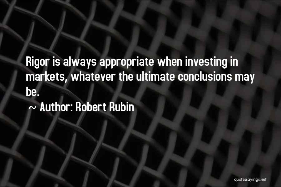 Robert Rubin Quotes 275547