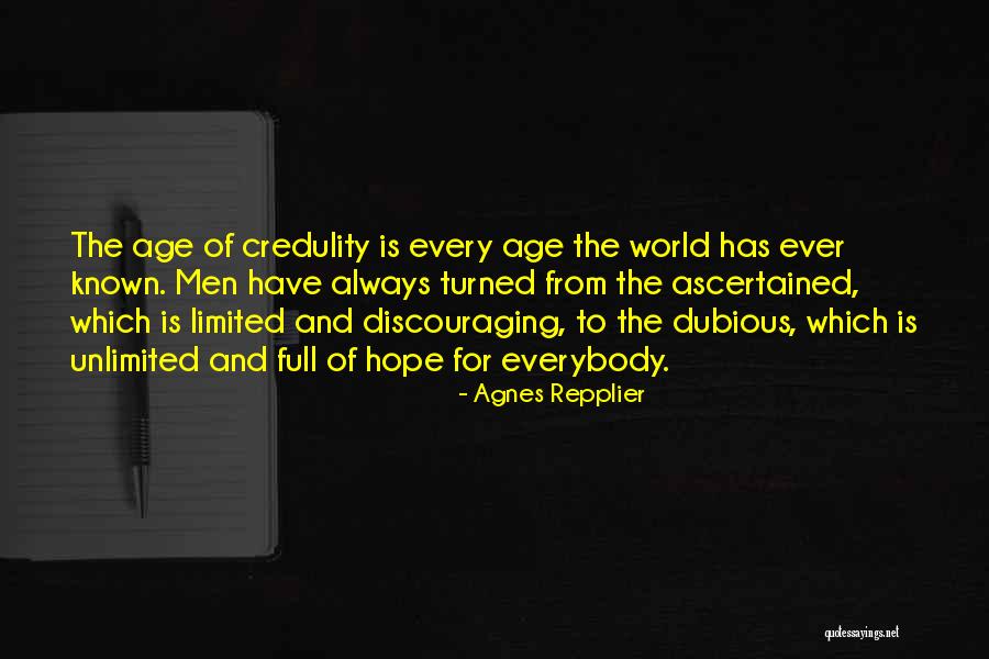 Robert Stuberg Quotes By Agnes Repplier Robert Stuberg Quotes By Agnes Repplier