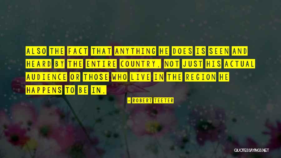 Robert Teeter Quotes 130363