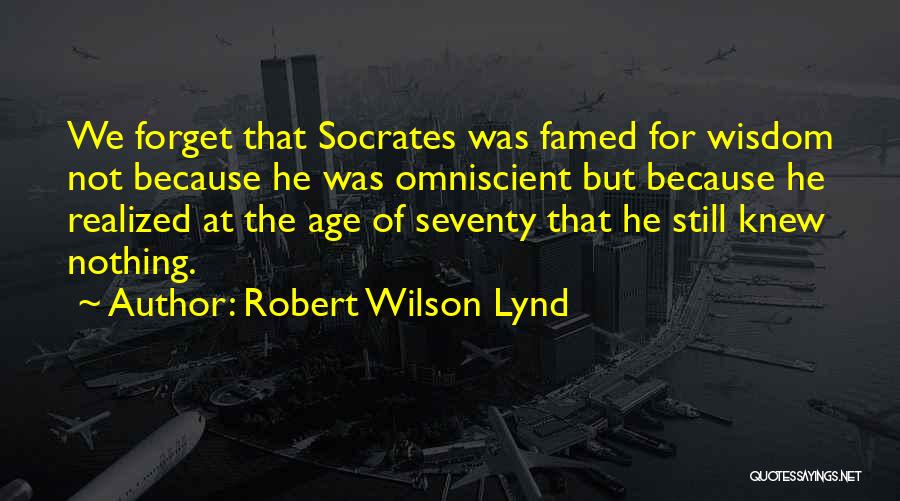 Robert Wilson Lynd Quotes 1214115