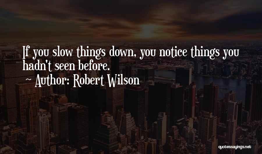 Robert Wilson Quotes 334637