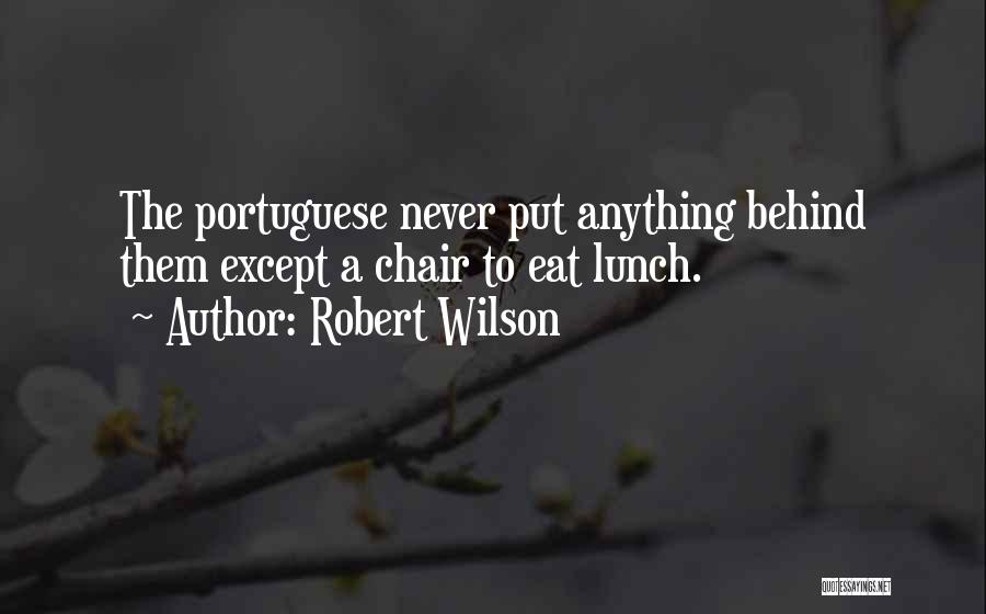 Robert Wilson Quotes 652245