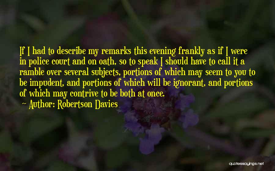 Robertson Davies Quotes 804456