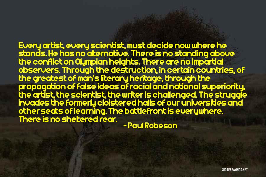 Robeson Quotes By Paul Robeson