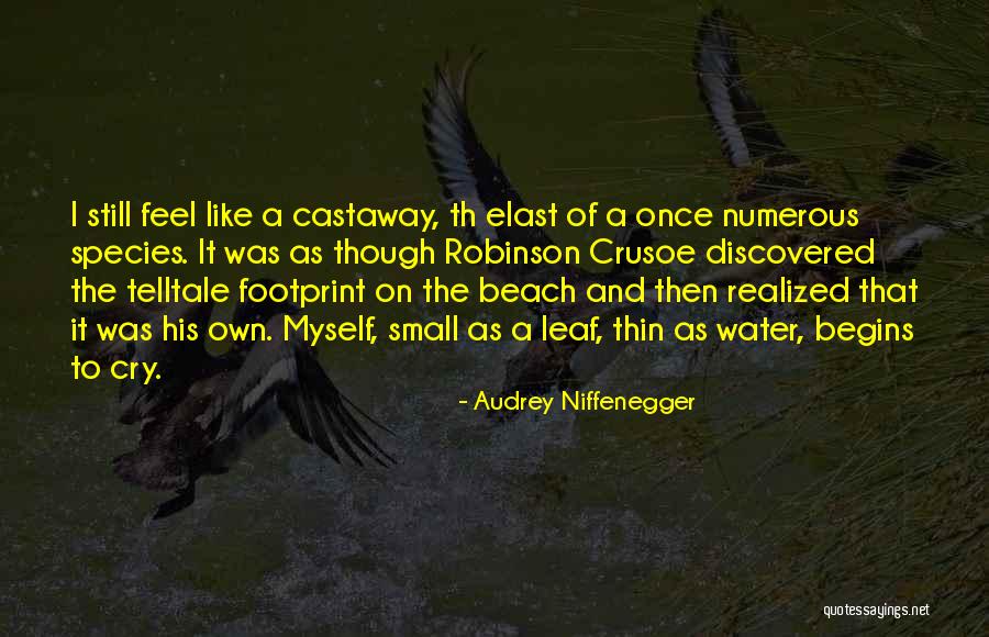 Robinson Crusoe Quotes By Audrey Niffenegger