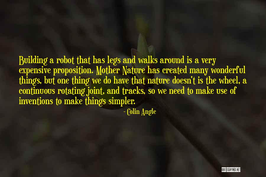 Robot Quotes By Colin Angle