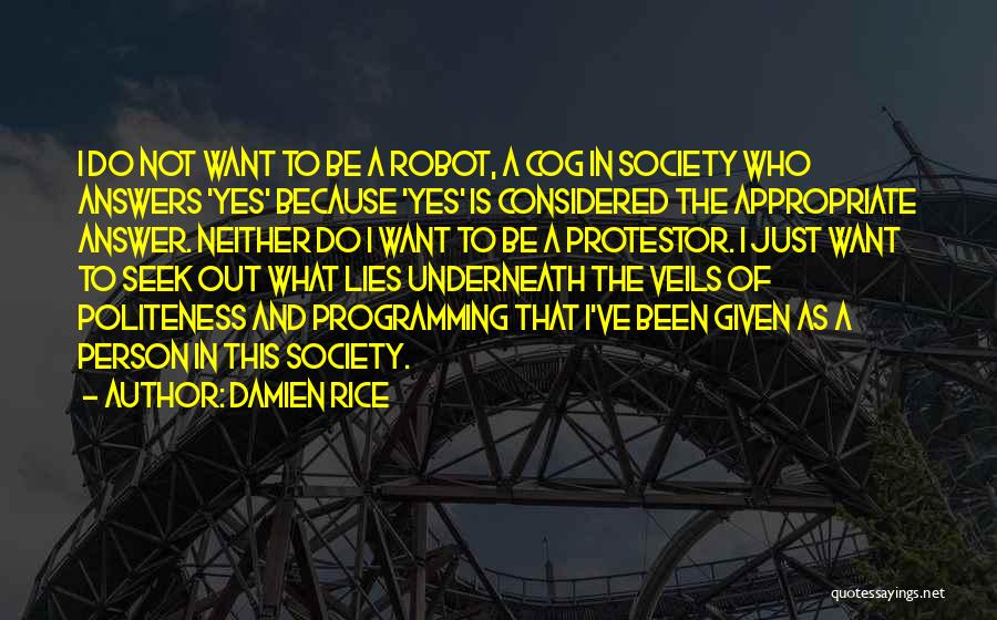 Robot Quotes By Damien Rice