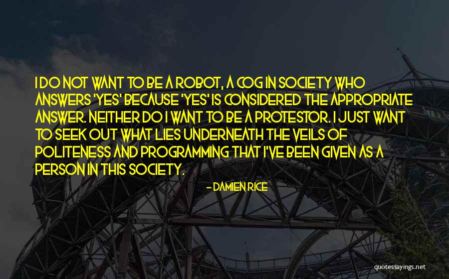 Robot Quotes By Damien Rice