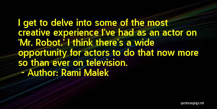 Robot Quotes By Rami Malek