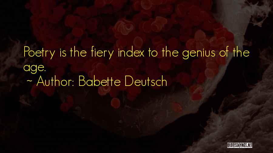 Robusto Vs Toro Quotes By Babette Deutsch