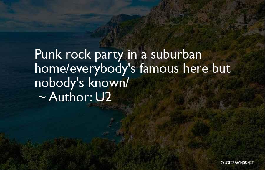 Rock Famous Quotes By U2