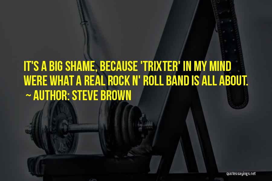 Rock N Rock Quotes By Steve Brown