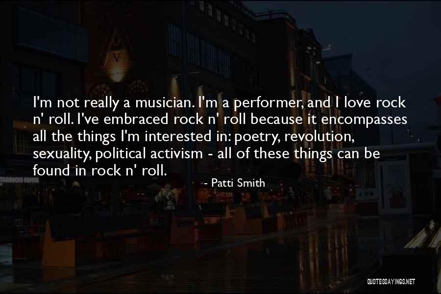 Rock N Roll Love Quotes By Patti Smith Rock N Roll Love Quotes By Patti Smith