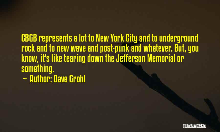 Rock Punk Quotes By Dave Grohl