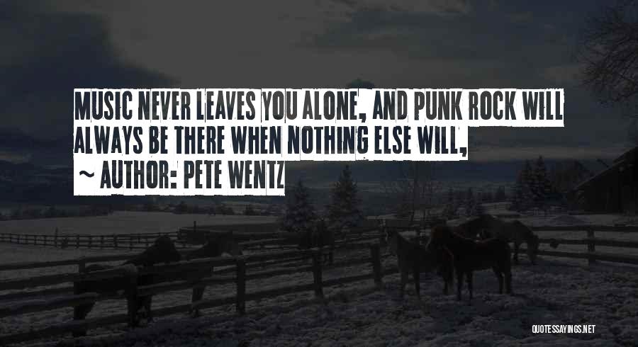 Rock Punk Quotes By Pete Wentz