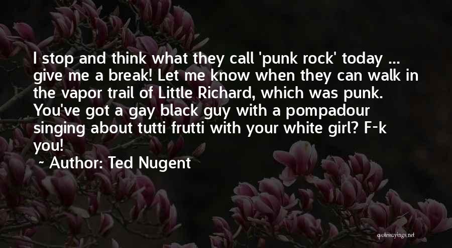 Rock Punk Quotes By Ted Nugent