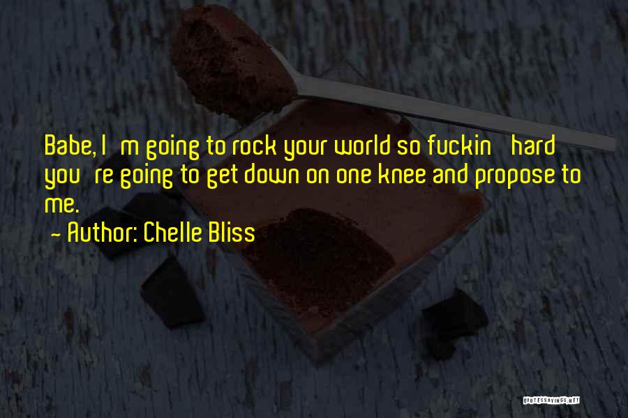 Rock Your World Quotes By Chelle Bliss