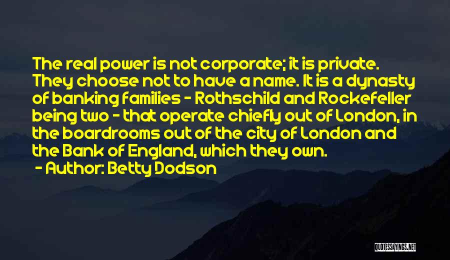 Rockefeller Quotes By Betty Dodson