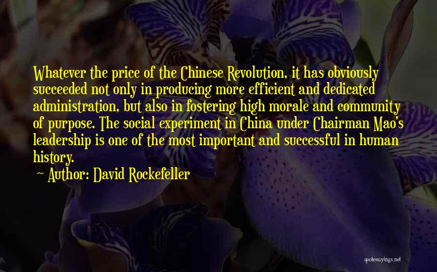 Rockefeller Quotes By David Rockefeller