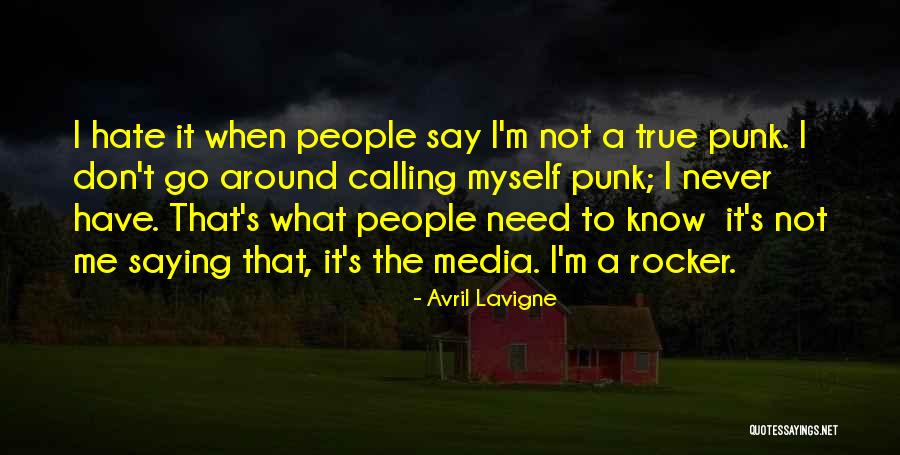 Rocker Quotes By Avril Lavigne