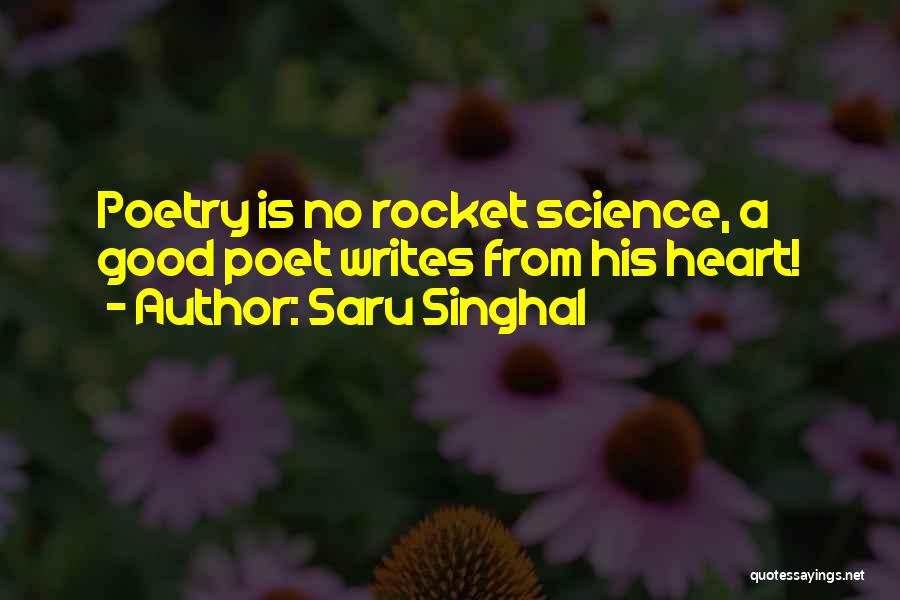 Rocket Science Quotes By Saru Singhal