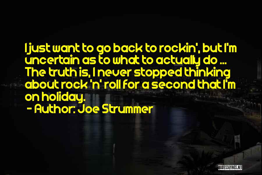 Rockin Quotes By Joe Strummer