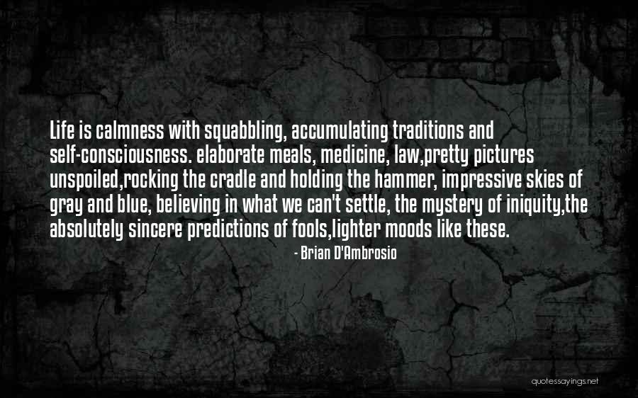 Rocking Life Quotes By Brian D'Ambrosio Rocking Life Quotes By Brian D'Ambrosio