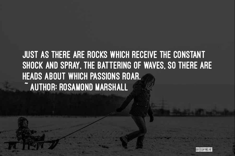 Rocks And Waves Quotes By Rosamond Marshall