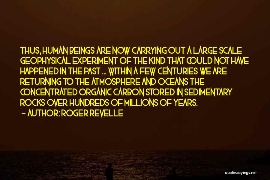 Rocks In The Ocean Quotes By Roger Revelle