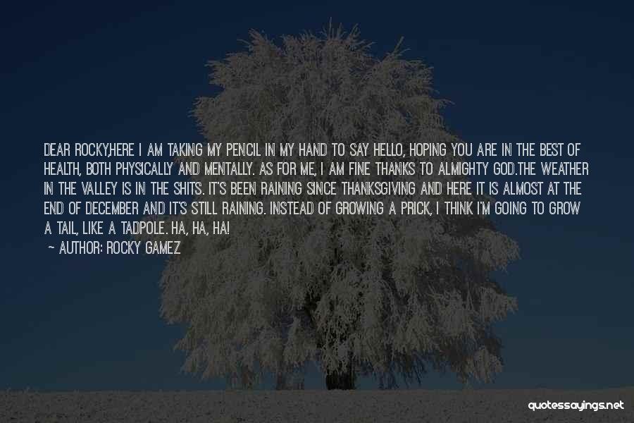 Rocky Gamez Quotes 760346