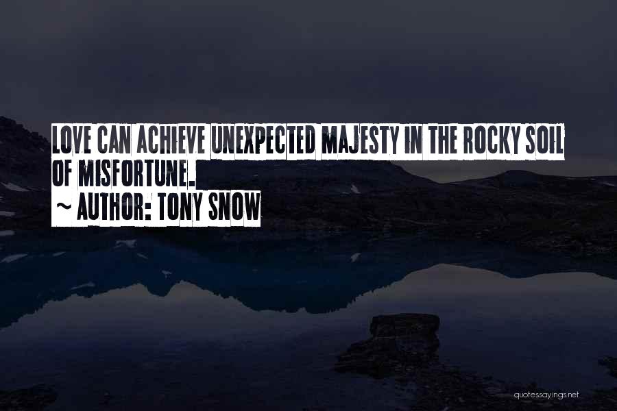 Rocky Love Quotes By Tony Snow