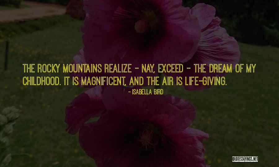 Rocky Mountains Quotes By Isabella Bird