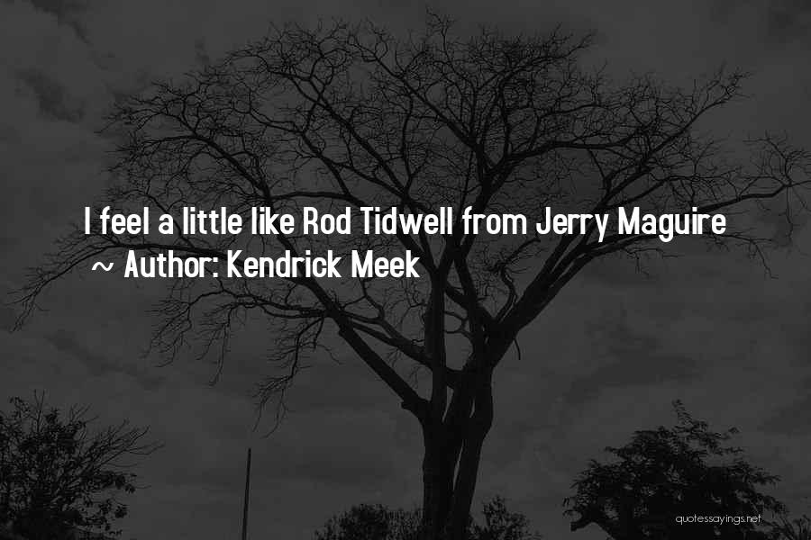 Rod Tidwell Quotes By Kendrick Meek