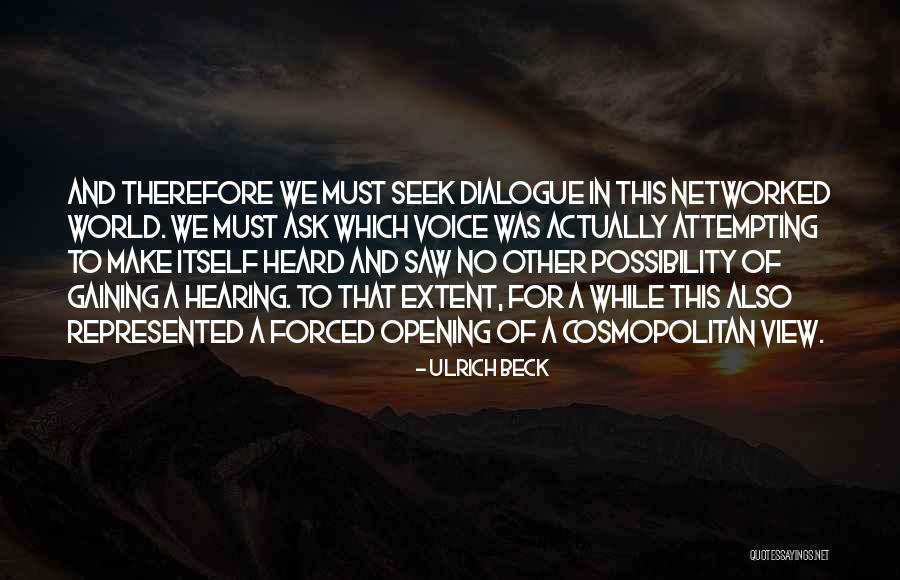 Roelants Viviane Quotes By Ulrich Beck Roelants Viviane Quotes By Ulrich Beck