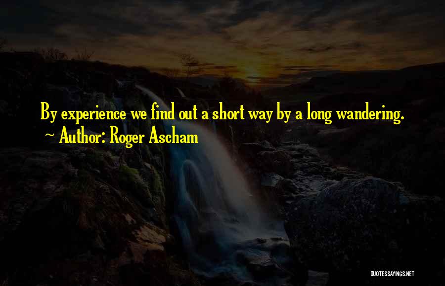Roger Ascham Quotes 230912